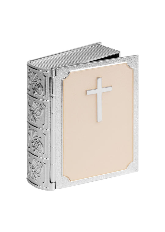 Caseta Argintata Amintiri Bebeluși In Forma De Biblie CG225 Bambino by Juliana