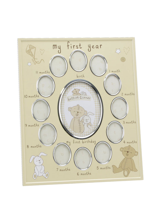 Rama Foto Button Corner My First Year CG784 Celebrations