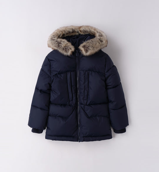 Geaca Baieti Matlasata din Fas Bleumarin Cu Blanita La Gluga 0.F187/00 Sarabanda