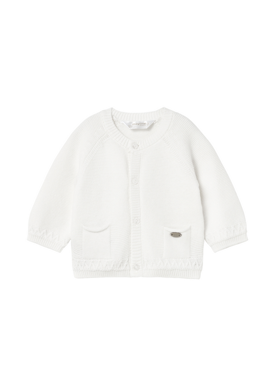 Cream Knitted Cardigan with Buttons 2337 Mayoral