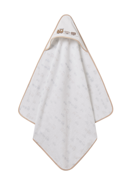 Prosop Crem cu Capison cu Imprimeu Trenuri 9989 Mayoral