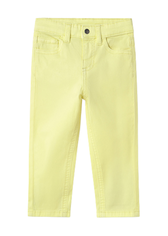Mayoral Yellow Slim Fit Long Pants 506