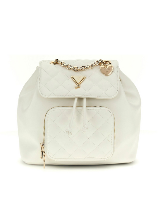 Cream Backpack with Chain J5YZ04 WGT10 G012 Guess