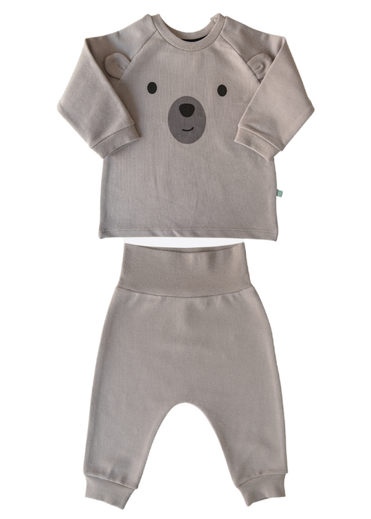 Set of 2 Brown Bear Blouse and Long Pants S42678 KitiKate