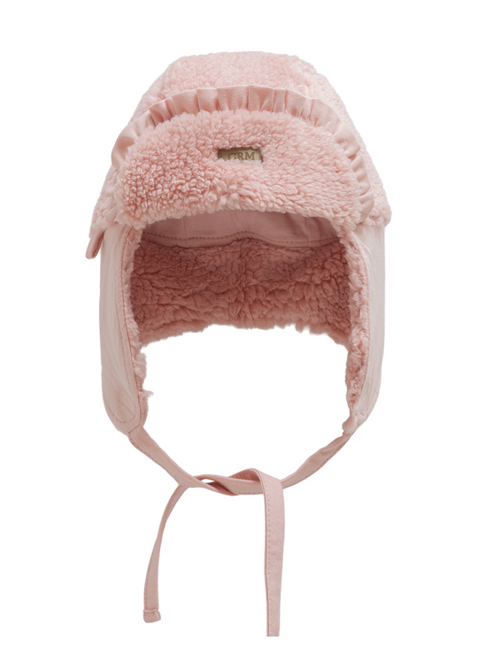 Caciula din Plus Roz Pudra SPK2118 Mell Sweet Baby