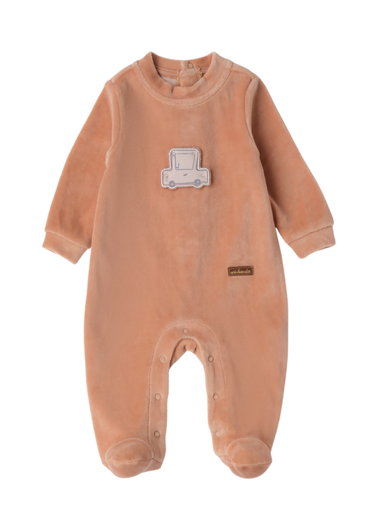 Salopeta Lunga Velur Maro cu Masina 3.F649/00 Minibanda