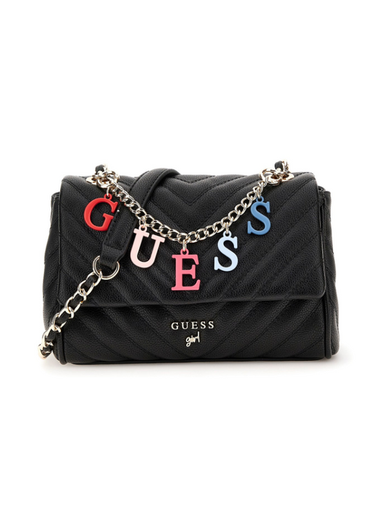 Geanta Dreptunghiulara Neagra cu Lant J4YZ45 WFZL0 JBLK Guess