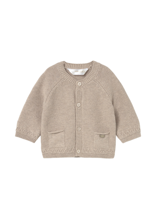 Cardigan Tricotat Bej cu Nasturi 2337 Mayoral