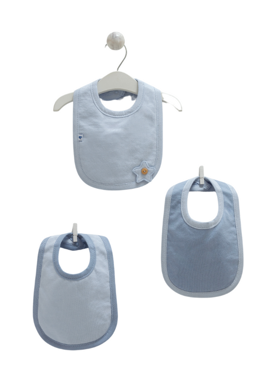 Set 3 Bavete din Bumbac Bleu 1169 Mell Sweet Baby