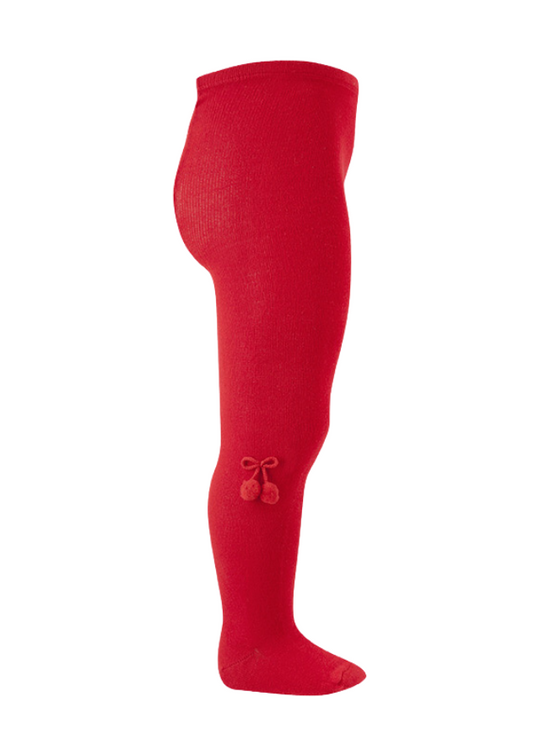 Red Cotton and Nylon Tights with Tassels 21921 Condor