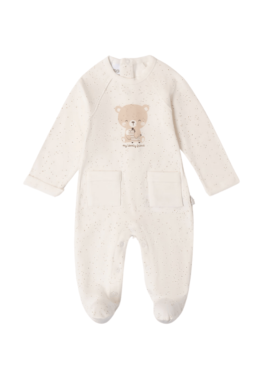 Salopeta Lunga Crem cu Urs 8182 iDO