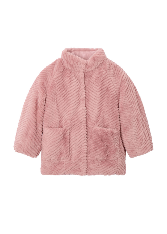 Palton Roz din Blana 4441 Mayoral