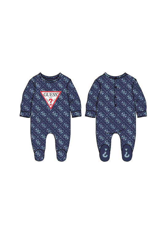 Salopeta Lunga Bleumarin Imprimeu Monograma P5BG01 KA6W1 P7XA Guess