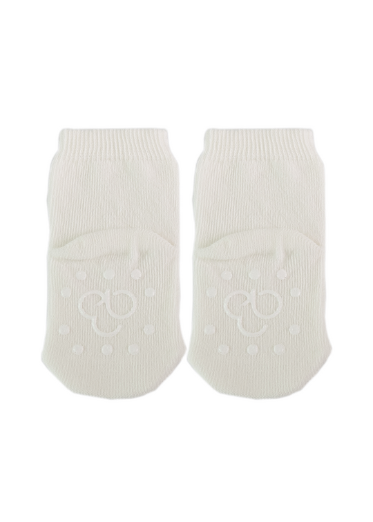 Sosete Antiaderente Crem din Bumbac Organic S16775 KitiKate