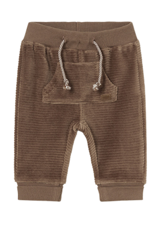 Brown Reiat Pants with Front Pocket and Drawstring Waist 2525 col 70 Mayoral