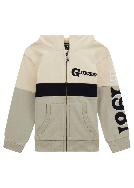 Beige Hooded Sweatshirt N4BQ02 KAD73 F1BA Guess