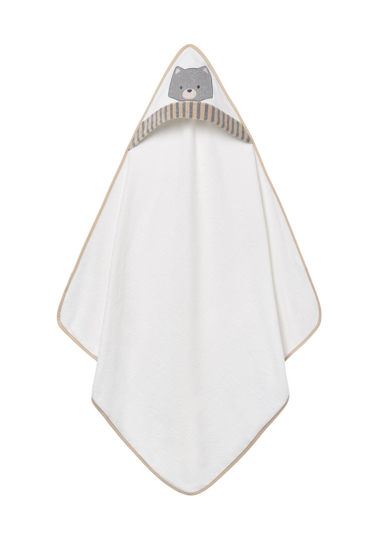 Prosop Crem cu Capison cu Dungi Bej cu Lup 9988 Mayoral