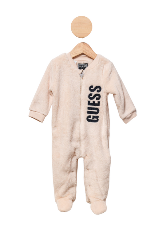 Beige Plus Jumpsuit with Writing P4BG15 WFRS0 G1ET Guess