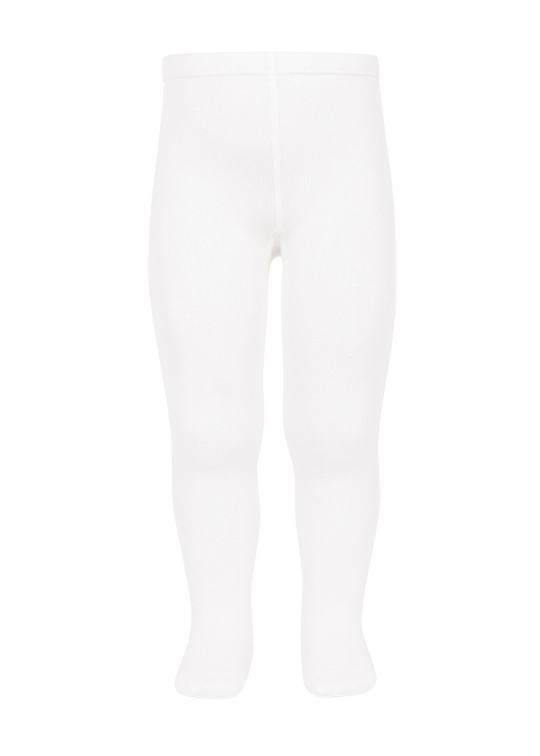 White Cotton and Nylon Tights 20191 Condor