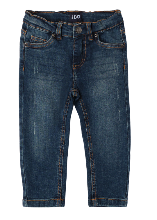Pantaloni Lungi Denim Albastru Mediu 4.A502.00 iDO