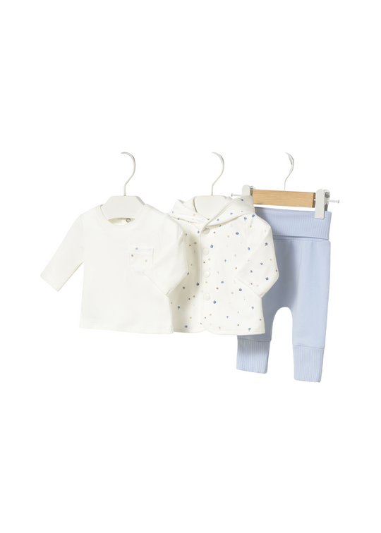 Trening 3 Piese Crem cu Bleu 2631 Mayoral