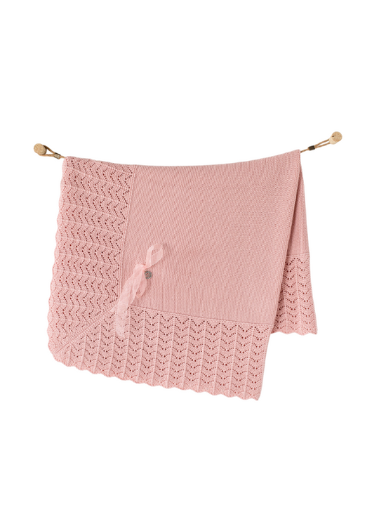 Pink Knitted Plaid AC24329 Andywawa