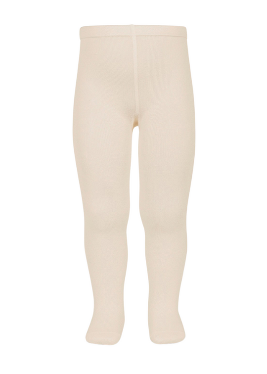 Beige Cotton and Nylon Tights 20191 Condor