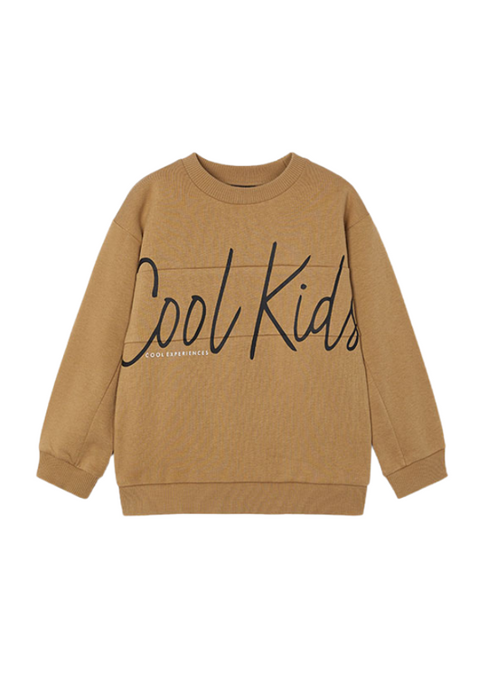 Oversized brown sports blouse 4449 Mayoral