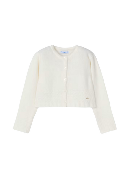 Cream Knitted Cardigan 4361 Mayoral