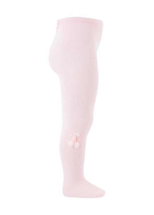 Pink Cotton and Nylon Tights with Tassels 21921 Condor