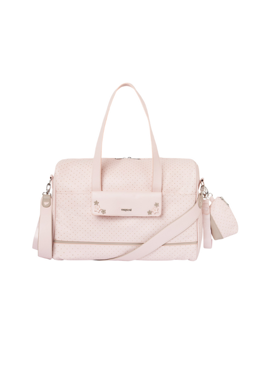 Pink Polka Dot Maternity Bag with Pacifier Holder 19799 Mayoral