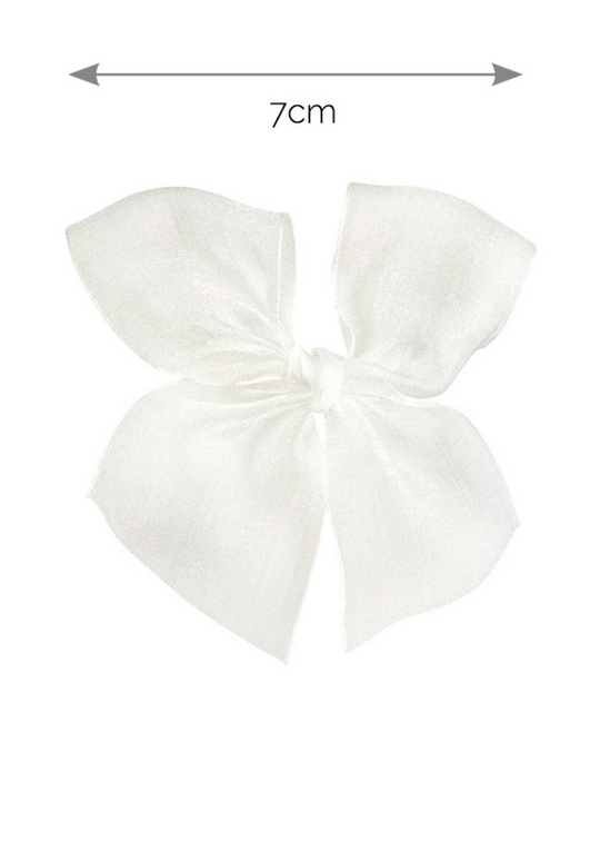 Ivory Organza Bow Hair Clip 50951000 Condor