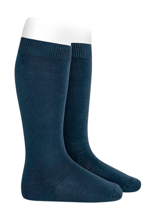 Long Socks Cotton with Nylon Dark Blue 20192 Condor