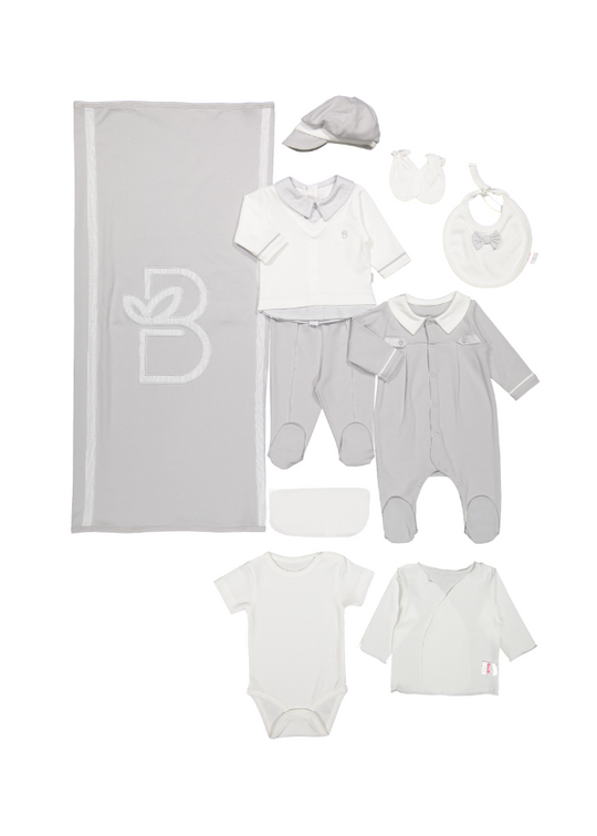 10 Piece Maternity Set Royal Grey Man Z10120 Bebetto