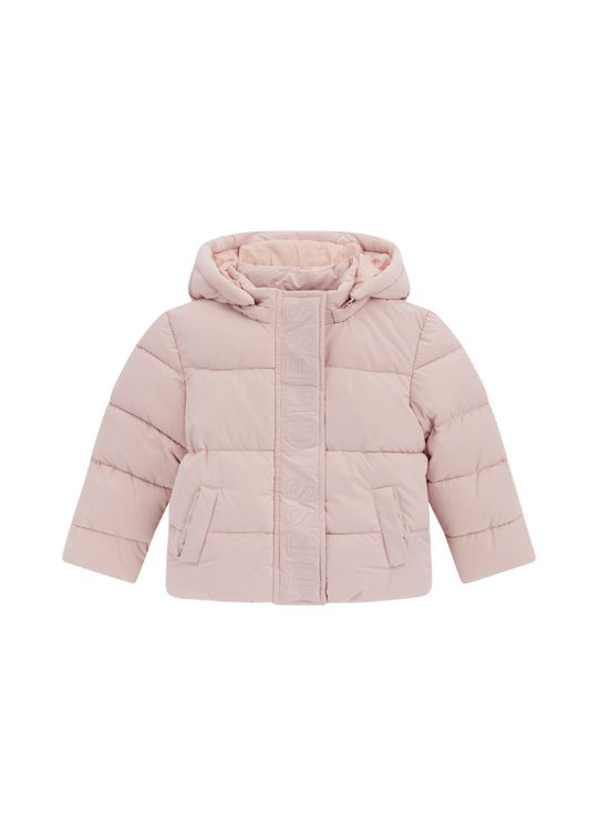Guess Cream Quilted Jacket K4BL01 WGIW0 G66B