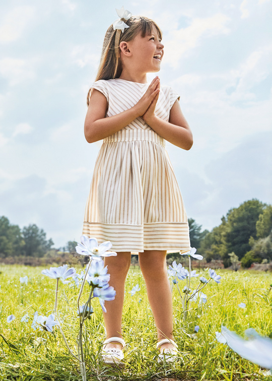 Dress with Vej Stripes without Sleeves 3931 Mayoral