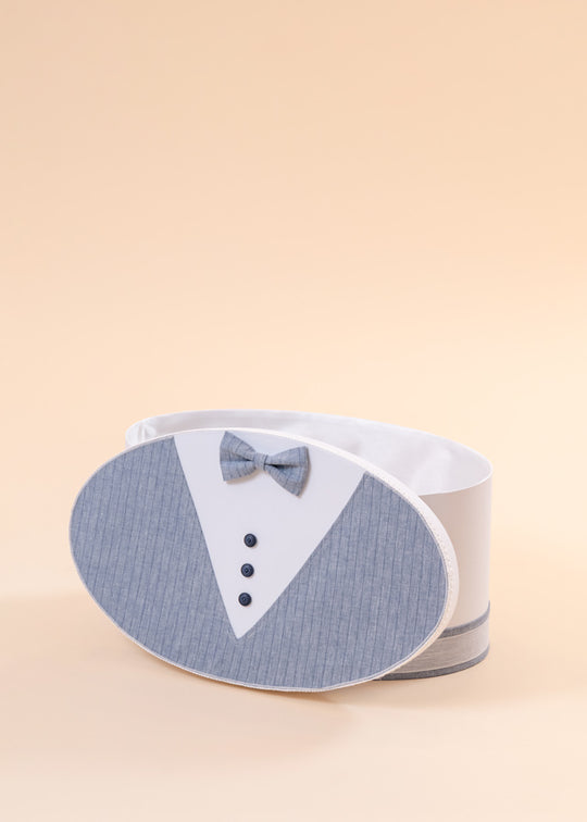Alexandru Oval Chest With Gray Elegant Boys AnneBebe