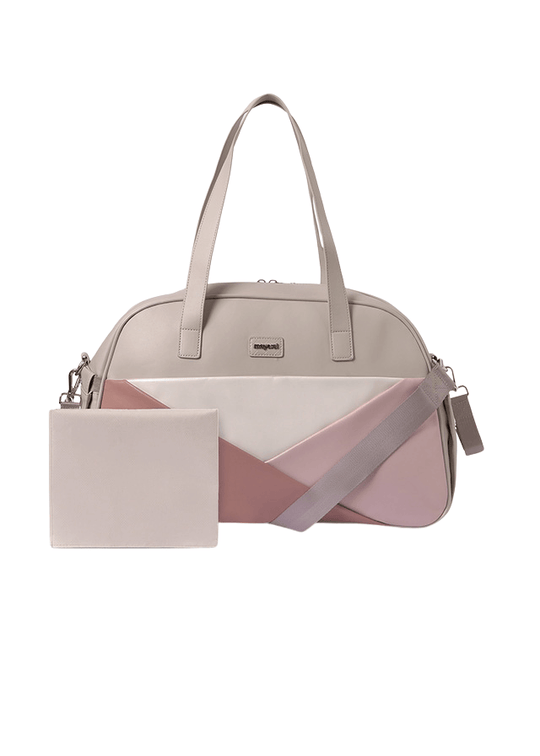 Сумка для вагітних з аксесуарами, бежева з рожевим 19429 Mayoral