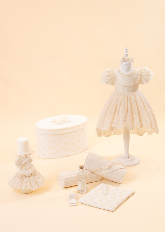 Andreea 4 Piece Set, Dress, Suitcase, Candle and Chest AnneBebe