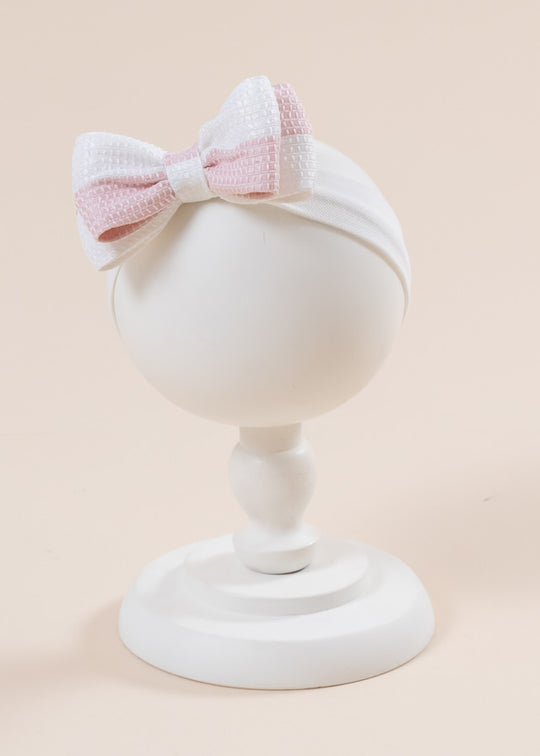 Bentita Eleganta cu Funda Dubla si Dungi Late Roz AnneBebe