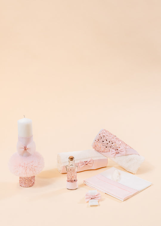 Ligia 2 Piece Baptism Set, Candle and Personalized Baptismal Kit AnneBebe