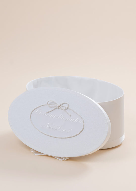Universal Oval Chest Cream with Cream - With Love From the Godparents - AnneBebe