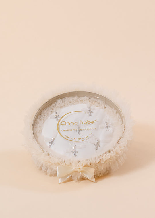 Cutie Pentru Cruciulite Tull Cappuccino AnneBebe