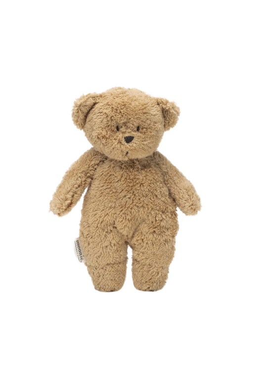 Jucarie Senzoriala Bumbac Organic Ursulet Capuccino Moonie