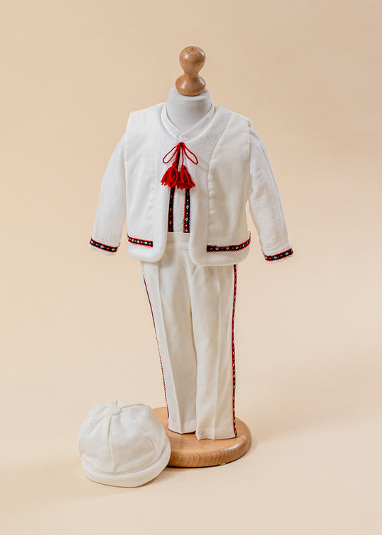 Traditional Cream Costume With Vest And Hat AnneBebe