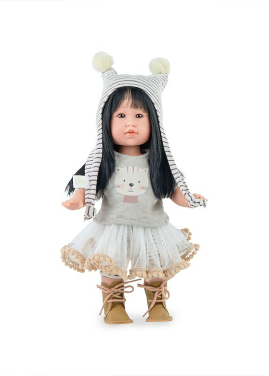 Asian Sia Doll With White Tutu 2544 Marina & Pau