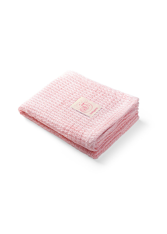 Paturica Tricotata Bambus Roz 75x100 cm 479/01 BabyOno