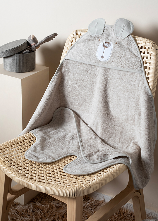 Bath Towel For Changing Beige 70 cm 8898 FUNNABABY