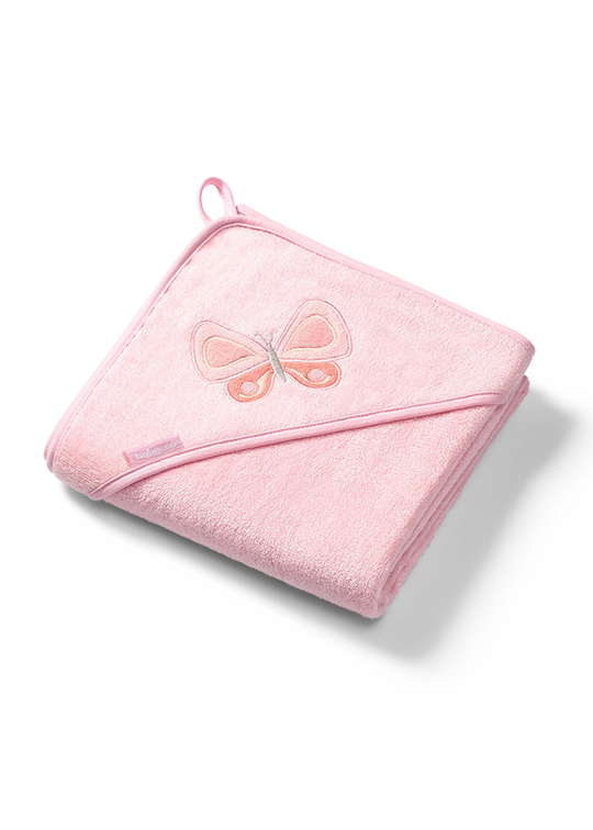 Prosop Cu Capison Bambus Roz Fluture 100X100 cm 346/04 BabyOno