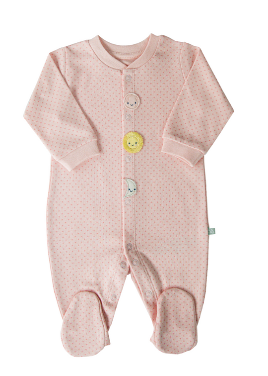Pink Girls' Jumpsuit & Pink Picks Organic Cotton S10633